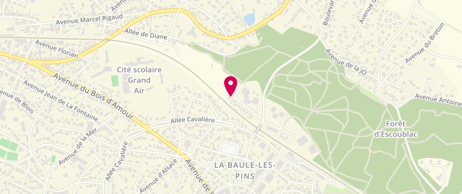 Plan de Centre d'Accueil Paul Minot, 2 Avenue Paul Minot, 44500 La Baule-Escoublac