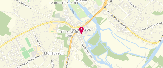 Plan de Accueil de loisirs Tours Sud, 77 Route de Fontiville, 37250 Montbazon