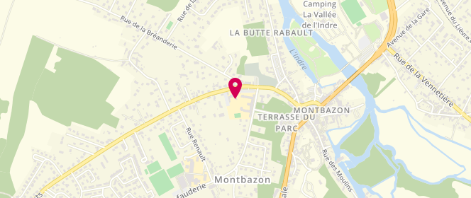 Plan de Accueil de loisirs De Montbazon, 22 Rue de Monts, 37250 Montbazon