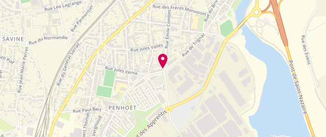 Plan de Maisons de quartier de Méan-Penhoët, 1 Rue Emile Combes, 44600 Saint-Nazaire