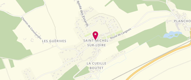 Plan de Accueil de loisirs Arc-En Ciel, 1 Route de Langeais, 37130 Coteaux sur Loire
