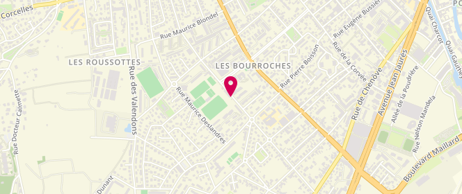 Plan de Accueil périscolaire Mercredi Les Bourroches - 4/16 Ans (Cer Sncf/Casi), 11 Rue Docteur Richet, 21000 Dijon