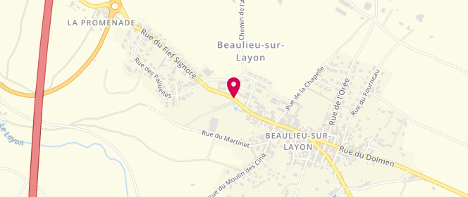 Plan de Accueil de loisirs associatif AFR Beaulieu sur Layon, 1 Rue Saint Vincent, 49750 Beaulieu-sur-Layon