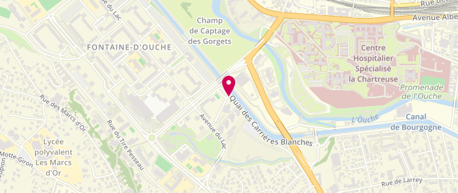 Plan de Centre Socioculturel Loisir Et Péri. - Maison-Phare - 14/17 Ans (Ff Mjc), 2 Allée de Grenoble, 21000 Dijon