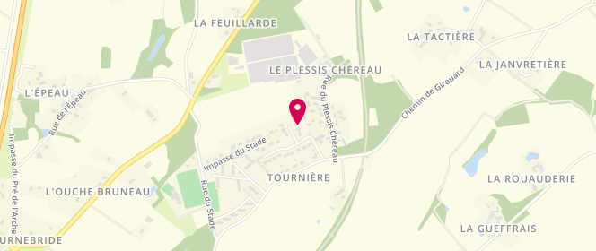 Plan de Scouts Et Guides De France - Groupe Val D'erdre, La Tournière, 44470 Carquefou