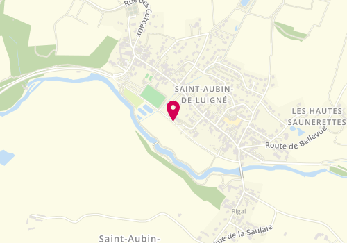 Plan de Espace jeunesse de saint Aubin de Luigné, Val du Layon, Place de la Gare, 49190 Val-du-Layon