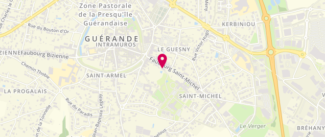 Plan de Maison de la Famille, 22 Faubourg Saint Michel, 44350 Guérande