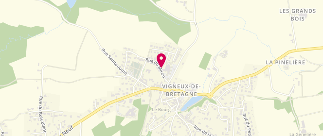 Plan de Service Jeunesse Vigneux-De-Bretagne, 3 Rue du Miron, 44360 Vigneux-de-Bretagne