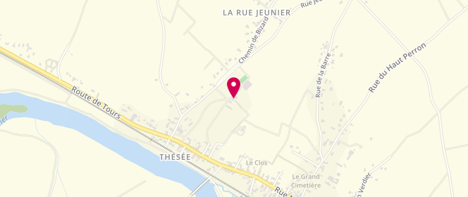 Plan de Accueil de loisirs - Les P'tits Loups - Thésée, Mairie le Vaulx Saint Georges, 41140 Thésée