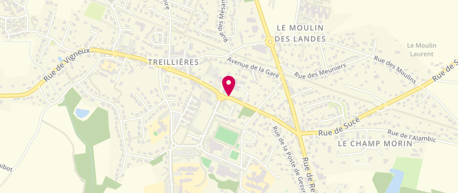 Plan de Centre de loisirs municipal de treillières, 59 Rue de la Mairie, 44119 Treillières