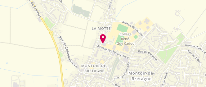 Plan de Maison de la Jeunesse, 3 Rue Pablo Néruda, 44550 Montoir-de-Bretagne