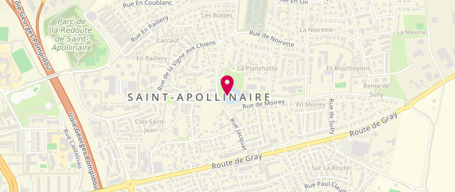 Plan de Accueil de loisir Les Lilas - 3/12 ans (Ville), Rue Paul d'Estournelles de Constant, 21850 Saint-Apollinaire