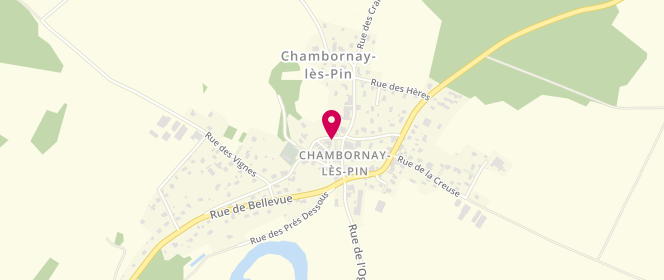 Plan de Accueil de loisirs à Chambornay-lès-Pin, Place de la Fontaine, 70150 Chambornay-lès-Pin