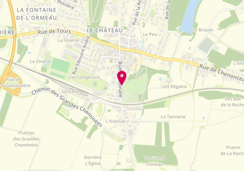 Plan de Accueil de loisirs Multi-Sites la Croix en Touraine, 30 Rue Nationale, 37150 La Croix-en-Touraine