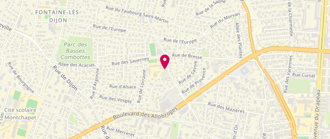 Plan de Accueil périscolaire - Les Savernay (Ufcv), 16 Rue du Faubourg Saint-Nicolas, 21121 Fontaine-lès-Dijon