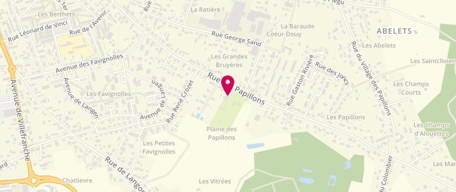 Plan de Centre de loisirs Romorantin, 91 Rue des Papillons, 41200 Romorantin-Lanthenay