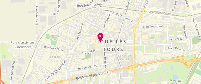 Plan de Accueil de loisirs Marie Curie (périscolaire), 14 Rue Comte de Mons, 37300 Joué-lès-Tours