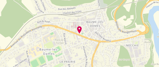 Plan de Secteur Jeunes Doubs Baumois, 8 Rue de Provence, 25110 Baume-les-Dames