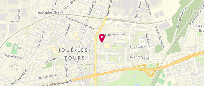 Plan de Accueil de loisirs périscolaire Morier, 9 Rue du Morier, 37300 Joué-lès-Tours