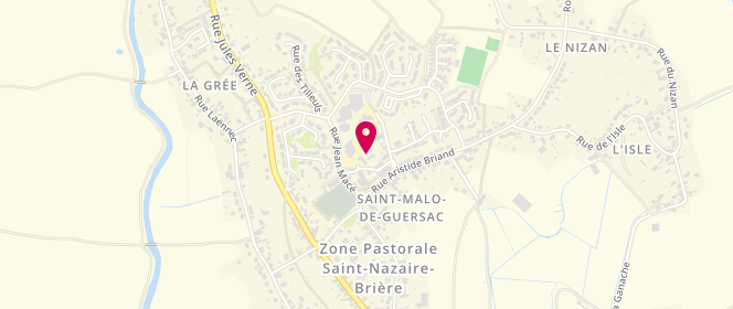 Plan de Espace Enfance Chat'malo, 3 Place de l'Eglise, 44550 Saint-Malo-de-Guersac