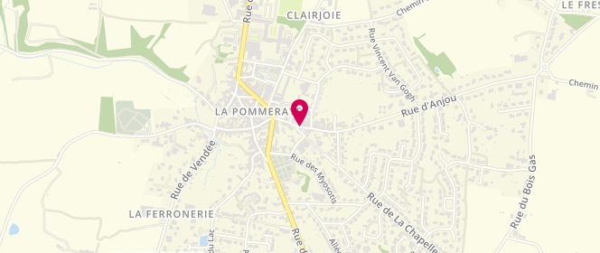 Plan de Accueil de loisirs adolescents du CS Val'mauges, la Pommeraye, Place du Bourg Davy, 49620 Mauges-sur-Loire