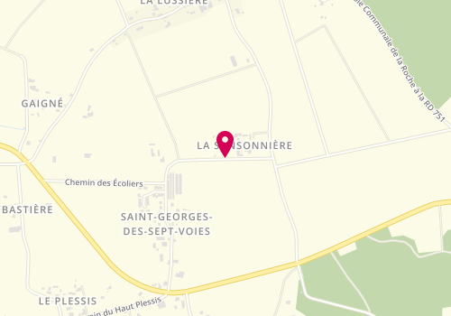 Plan de Accueil périscolaire de saint Georges des Sept Voies Gennes-Val-de, La Sansonnière, 49350 Gennes-Val-de-Loire
