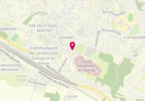 Plan de Local des jeunes, Rue de la Soubretière, 44260 Savenay