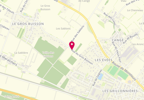 Plan de Accueil de loisirs Multi-Sites saint Martin le Beau Maternel, Rue du Gros Buisson, 37270 Saint-Martin-le-Beau