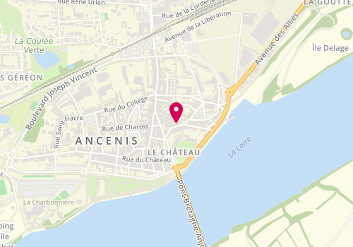 Plan de Scouts Et Guides De France - Groupe Ancenis, Rue du Clos Saint Martin, 44150 Ancenis-Saint-Géréon