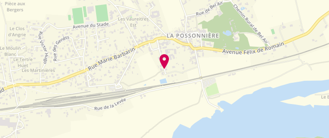 Plan de Accueil de loisirs associatif ‘‘Le Possoloire, la Possonnière, 14 Rue Landeronde, 49170 La Possonnière