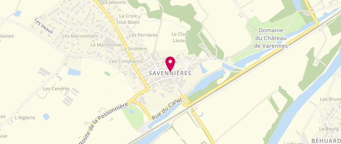 Plan de Accueil périscolaire municipal de Savennières, 16 Rue Louis & Maurices Frouin, 49170 Savennières