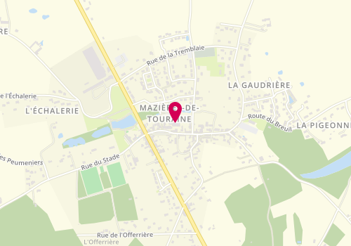 Plan de Accueil de loisirs Le Nichoir, 17 Place Gambetta, 37130 Mazières-de-Touraine