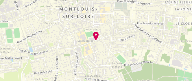 Plan de Csc la Passerelle, 14 Avenue Appenweier, 37270 Montlouis-sur-Loire