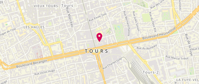 Plan de Accueil de loisirs Simone Veil, Avenue Edouard Michelin, 37000 Tours