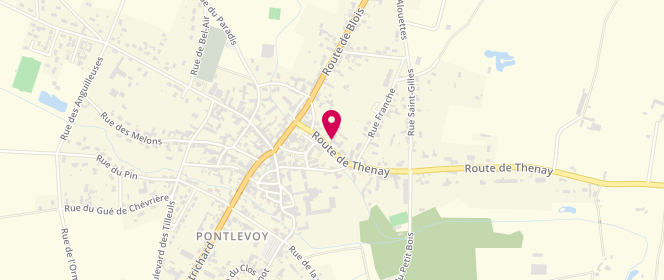Plan de Accueil de loisirs - Pontlevoy, 21 Route de Thenay, 41400 Pontlevoy