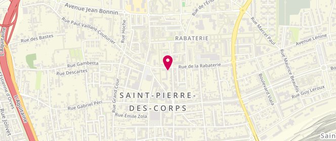 Plan de Accueil de loisirs République, 15 Rue de la Rabaterie, 37700 Saint-Pierre-des-Corps