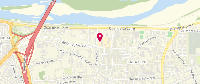 Plan de Accueil de loisirs Paul Louis Courier, 24 Rue Hoche, 37700 Saint-Pierre-des-Corps