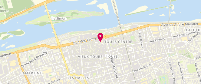 Plan de ALSH-Accueil éducatif du matin et du soir Paul Louis, 5 Rue de Maillé, 37000 Tours
