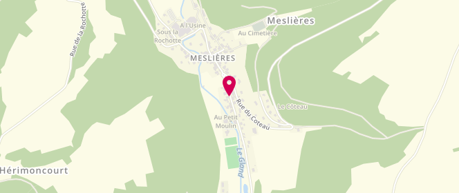 Plan de Accueil Loisirs Meslieres, 12 Rue Grande Rue, 25310 Meslières
