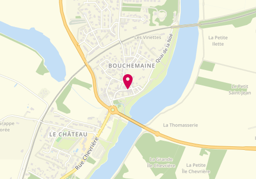 Plan de Accueil de loisirs municipal La Boîte Anim Bouchemaine, 7 Rue de l'Abbaye, 49080 Bouchemaine
