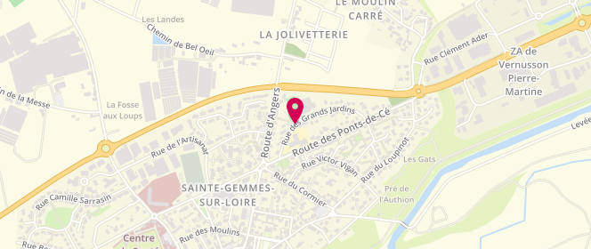 Plan de Accueil de loisirs Associatif Alae (Fol49), sainte Gemmes Sur Loire, 4 Rue des Grands Jardins, 49130 Sainte-Gemmes-sur-Loire