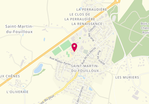 Plan de Accueil de loisirs le Bois Enchanté, saint Martin du Fouilloux, 148 Chemin des Ecoliers, 49170 Saint-Martin-du-Fouilloux