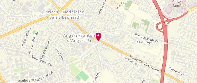 Plan de Accueil de loisirs associatif le Chêne Magique Angers, 10 Boulevard de la Marianne, 49000 Angers
