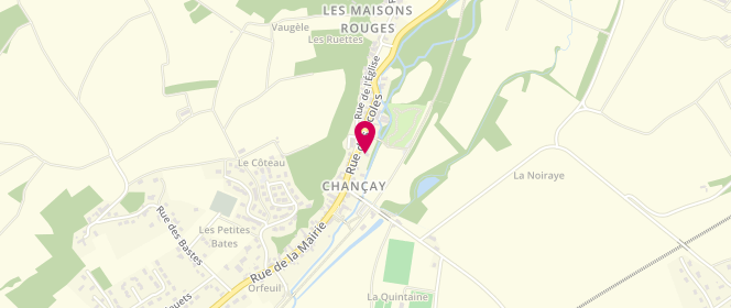 Plan de Accueil de loisirs Chancay, 15 Rue des Écoles, 37210 Chançay