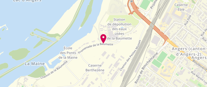 Plan de Accueil de loisirs associatif Scouts et guides de France, Angers, Promenade de la Baumette, 49000 Angers