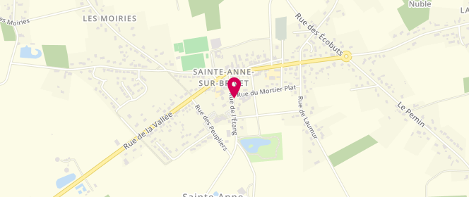Plan de Accueil de loisirs Pep 44 sainte Anne Sur Brivet, 2 Bis Rue du Mortier Plat, 44160 Sainte-Anne-sur-Brivet