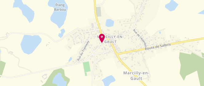 Plan de Accueil de loisirs - Marcilly en Gault, 3 Route de Millançay, 41210 Marcilly-en-Gault