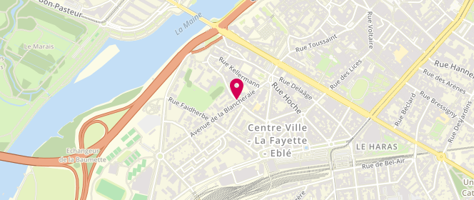 Plan de Accueil de loisirs municipal la Blancheraie 6-14 ans Angers, 19 - 21 Rue de l'Esvière, 49000 Angers