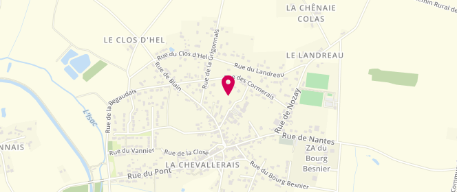 Plan de Les Parpallous, Rue du Théatre, 44810 La Chevallerais
