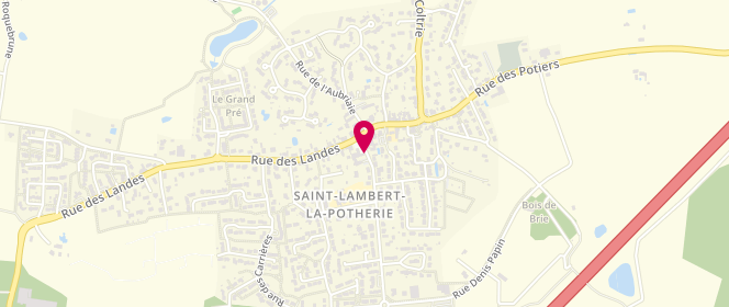 Plan de Accueil de loisirs associatif AFR Les petits futés saint Lambert la Pothe, 4 Rue Felix Pauger, 49070 Saint-Lambert-la-Potherie